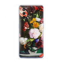 Брендновые Чехлы для OPPO A74 - (PREMIUMPrint) Nike цветы - купить на Floy.com.ua