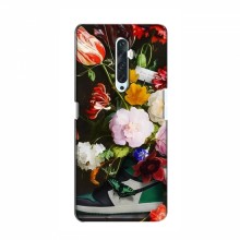 Брендновые Чехлы для OPPO Reno 2Z - (PREMIUMPrint) Nike цветы - купить на Floy.com.ua