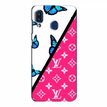 Брендновые Чехлы для Samsung Galaxy A20 2019 (A205F) - (PREMIUMPrint) Мода LV - купить на Floy.com.ua