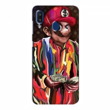 Брендновые Чехлы для Samsung Galaxy A20 2019 (A205F) - (PREMIUMPrint) Mario LV - купить на Floy.com.ua