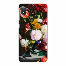 Брендновые Чехлы для Samsung Galaxy A10 2019 (A105F) - (PREMIUMPrint) Nike цветы - купить на Floy.com.ua