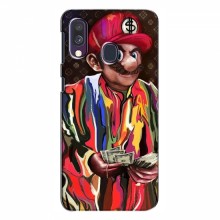 Брендновые Чехлы для Samsung Galaxy A40 2019 (A405F) - (PREMIUMPrint) Mario LV - купить на Floy.com.ua