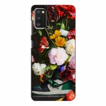 Брендновые Чехлы для Samsung Galaxy A41 (A415) - (PREMIUMPrint) Nike цветы - купить на Floy.com.ua