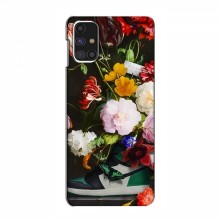 Брендновые Чехлы для Samsung Galaxy M31s - (PREMIUMPrint) Nike цветы - купить на Floy.com.ua