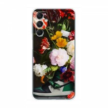 Брендновые Чехлы для Samsung Galaxy M34 (5G) - (PREMIUMPrint) Nike цветы - купить на Floy.com.ua