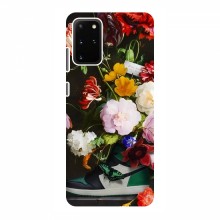 Брендновые Чехлы для Samsung Galaxy S20 - (PREMIUMPrint) Nike цветы - купить на Floy.com.ua
