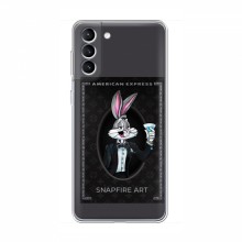 Брендновые Чехлы для Samsung Galaxy S21 - (PREMIUMPrint) Бакс Бани LV - купить на Floy.com.ua