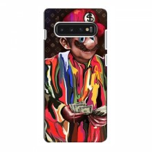Брендновые Чехлы для Samsung S10 - (PREMIUMPrint) Mario LV - купить на Floy.com.ua