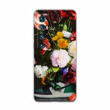 Брендновые Чехлы для Xiaomi Mi 10 Ultra - (PREMIUMPrint) Nike цветы - купить на Floy.com.ua