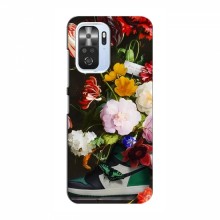 Брендновые Чехлы для Xiaomi Mi 11i - (PREMIUMPrint) Nike цветы - купить на Floy.com.ua