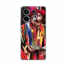 Брендновые Чехлы для Xiaomi Redmi Note 13 (5G) - (PREMIUMPrint) Mario LV - купить на Floy.com.ua