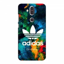 Чехлы Адидас для Нокиа 8.1 (AlphaPrint) Adidas-яркий - купить на Floy.com.ua