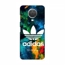 Чехлы Адидас для Нокиа G10 (AlphaPrint) Adidas-яркий - купить на Floy.com.ua