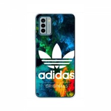 Чехлы Адидас для Нокиа Джи 22 (AlphaPrint) Adidas-яркий - купить на Floy.com.ua