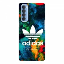 Чехлы Адидас для Оппо Рено 4 Про (AlphaPrint) Adidas-яркий - купить на Floy.com.ua