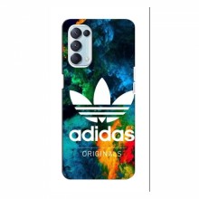Чехлы Адидас для Оппо Рено 5 (4G) (AlphaPrint) Adidas-яркий - купить на Floy.com.ua