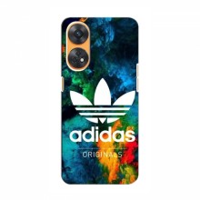 Чехлы Адидас для Оппо Рено 8Т (AlphaPrint) Adidas-яркий - купить на Floy.com.ua
