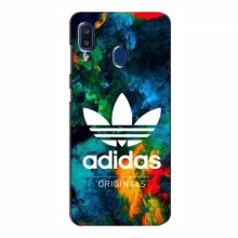 Чехлы Адидас для Самсунг А20 (2019) (AlphaPrint) Adidas-яркий - купить на Floy.com.ua