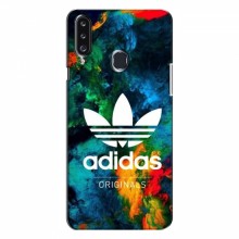 Чехлы Адидас для Самсунг А20с (AlphaPrint) Adidas-яркий - купить на Floy.com.ua
