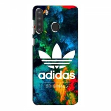 Чехлы Адидас для Самсунг А21 (AlphaPrint) Adidas-яркий - купить на Floy.com.ua