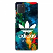 Чехлы Адидас для Самсунг Галакси Ноут 10 Лайт (AlphaPrint) Adidas-яркий - купить на Floy.com.ua