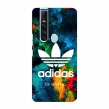 Чехлы Адидас для Техно Камон 15 Про (AlphaPrint) Adidas-яркий - купить на Floy.com.ua