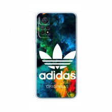 Чехлы Адидас для Редми Нот 12 Про (4G) (AlphaPrint) Adidas-яркий - купить на Floy.com.ua