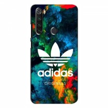 Чехлы Адидас для Сяоми Редми Ноут 8 (AlphaPrint) Adidas-яркий - купить на Floy.com.ua