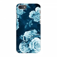 Чехлы (ART) Цветы на iPhone 8 (VPrint) Голубые Бутоны - купить на Floy.com.ua