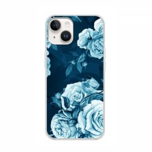 Чехлы (ART) Цветы на iPhone 16 (VPrint) Голубые Бутоны - купить на Floy.com.ua