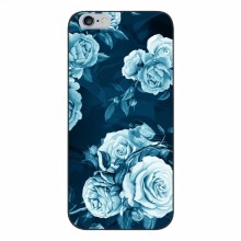 Чехлы (ART) Цветы на iPhone 6 / 6s (VPrint) Голубые Бутоны - купить на Floy.com.ua