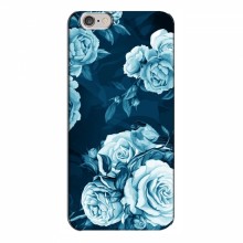 Чехлы (ART) Цветы на iPhone 6 Plus / 6s Plus (VPrint) Голубые Бутоны - купить на Floy.com.ua