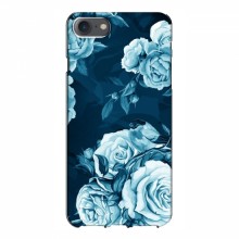 Чехлы (ART) Цветы на iPhone 7 (VPrint) Голубые Бутоны - купить на Floy.com.ua