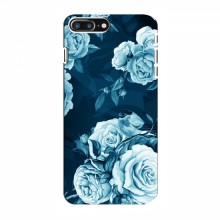Чехлы (ART) Цветы на iPhone 8 Plus (VPrint) Голубые Бутоны - купить на Floy.com.ua