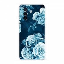 Чехлы (ART) Цветы на Huawei Nova Y70 (VPrint) Голубые Бутоны - купить на Floy.com.ua