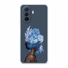 Чехлы (ART) Цветы на Huawei Nova Y70 (VPrint) Цветы на голове - купить на Floy.com.ua