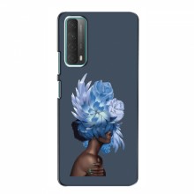 Чехлы (ART) Цветы на Huawei P Smart 2021 (VPrint) Цветы на голове - купить на Floy.com.ua