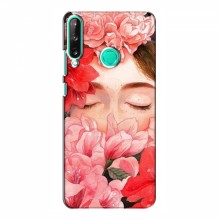 Чехлы (ART) Цветы на Huawei P40 Lite e (VPrint) Глаза в цветах - купить на Floy.com.ua