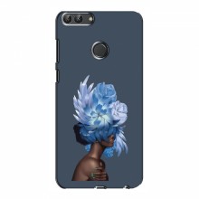 Чехлы (ART) Цветы на Huawei Y7 Prime 2018 (VPrint) Цветы на голове - купить на Floy.com.ua