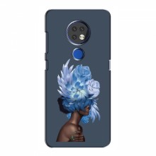 Чехлы (ART) Цветы на Nokia 6.2 (2019) (VPrint) Цветы на голове - купить на Floy.com.ua