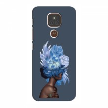 Чехлы (ART) Цветы на Motorola MOTO E7 Plus (VPrint)