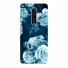 Чехлы (ART) Цветы на OnePlus 7 (VPrint) Голубые Бутоны - купить на Floy.com.ua