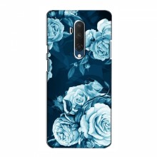 Чехлы (ART) Цветы на OnePlus 7T Pro (VPrint) Голубые Бутоны - купить на Floy.com.ua
