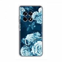 Чехлы (ART) Цветы на OnePlus Ace 3 (VPrint) Голубые Бутоны - купить на Floy.com.ua