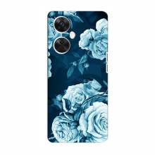 Чехлы (ART) Цветы на OnePlus Nord CE 3 Lite (VPrint) Голубые Бутоны - купить на Floy.com.ua