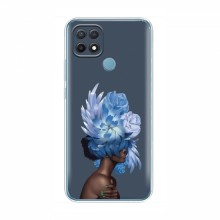 Чехлы (ART) Цветы на OPPO A15 (VPrint) Цветы на голове - купить на Floy.com.ua