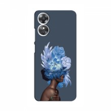 Чехлы (ART) Цветы на OPPO A17k (VPrint) Цветы на голове - купить на Floy.com.ua