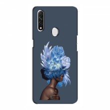 Чехлы (ART) Цветы на OPPO A31 (VPrint) Цветы на голове - купить на Floy.com.ua