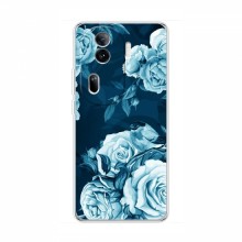 Чехлы (ART) Цветы на OPPO Reno 11 Pro 5G (VPrint) Голубые Бутоны - купить на Floy.com.ua