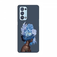 Чехлы (ART) Цветы на OPPO Reno 6 Pro (5G) (VPrint) Цветы на голове - купить на Floy.com.ua